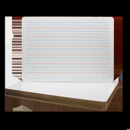 Flipside 11in X 16in Primary Handwriting Dry Erase Board Class  Bulk, 12PK 11265